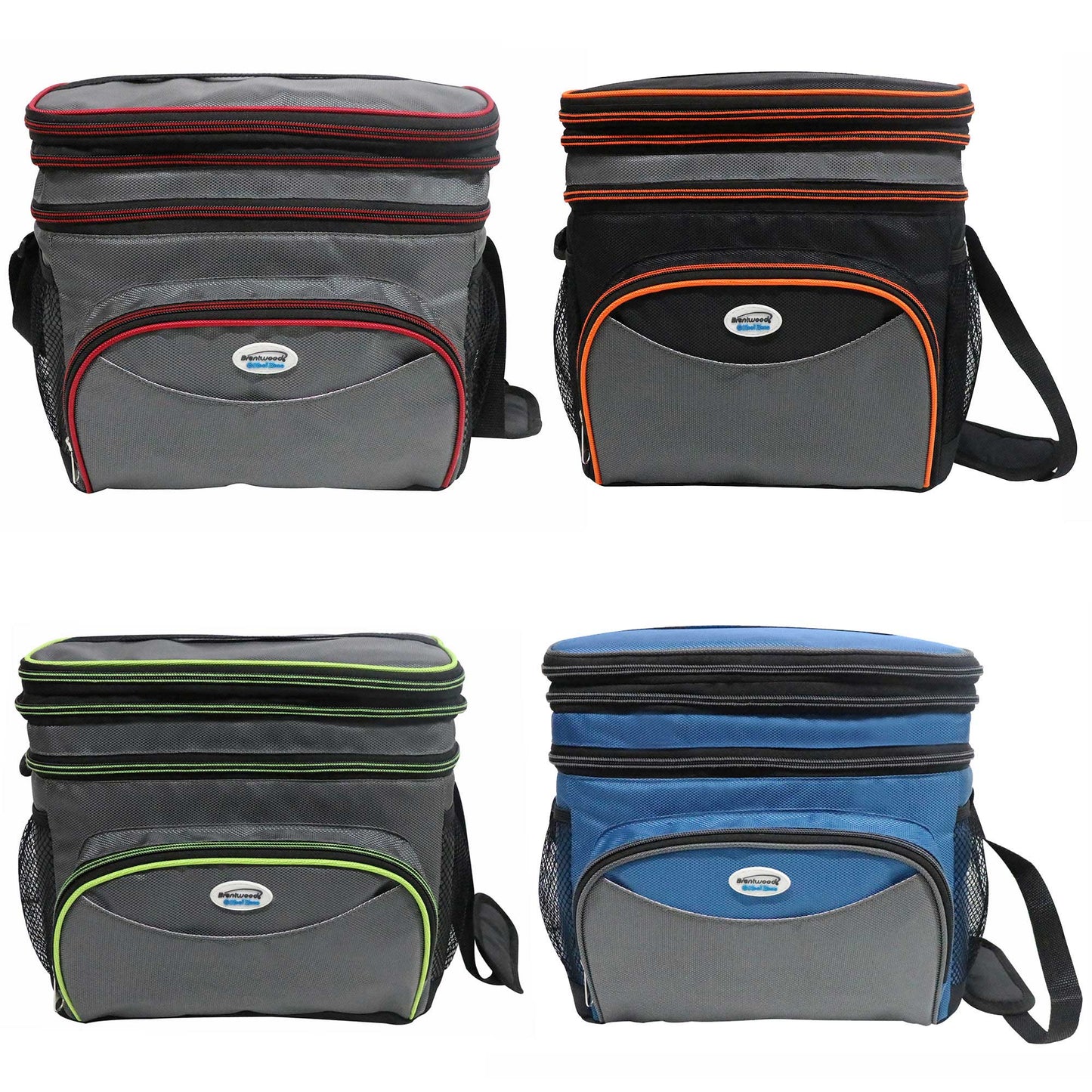 Brentwood Kool Zone 12-Can Cooler Bag W / Hard Plastic Liner