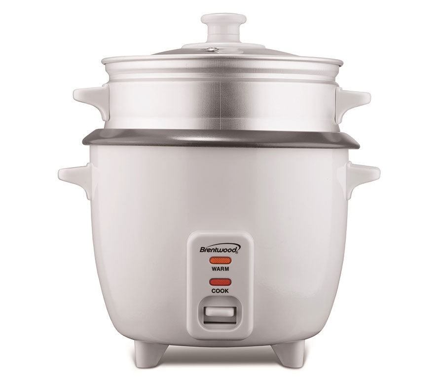 Brentwood 15-Cup Uncooked/30-Cup Cooked Rice Cooker and Food Steamer