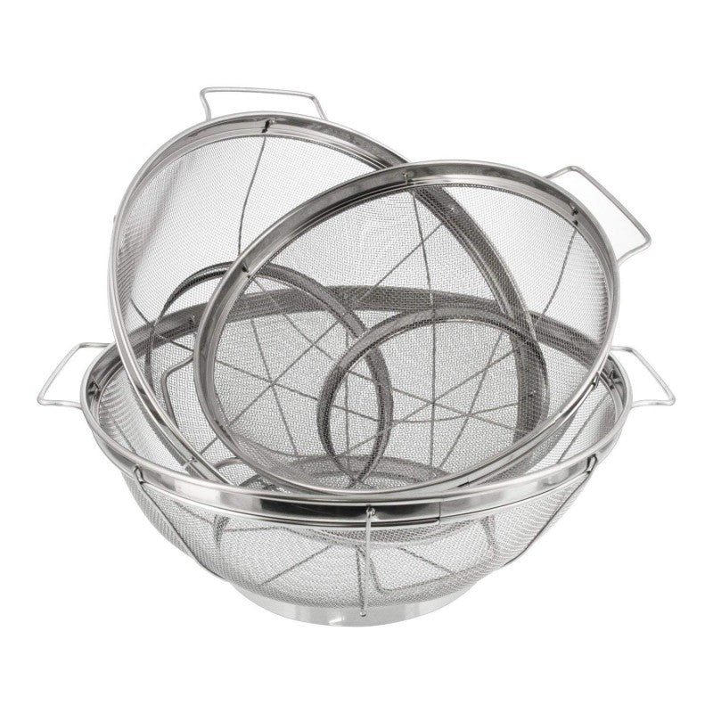 3 Piece Colander Set - (3 QT, 4 QT, 5 QT)