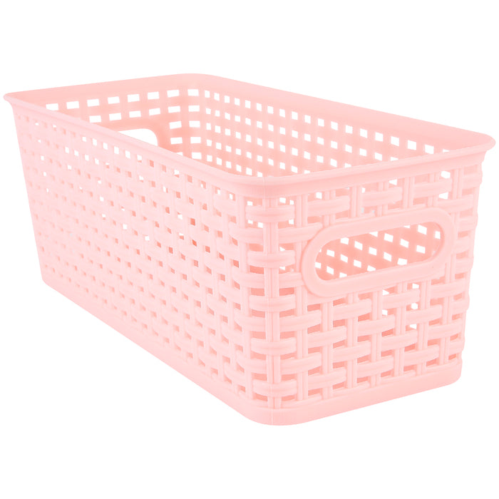 GLAD STORAGE BASKET 4GAL/16L BLUSH w/ SIOC