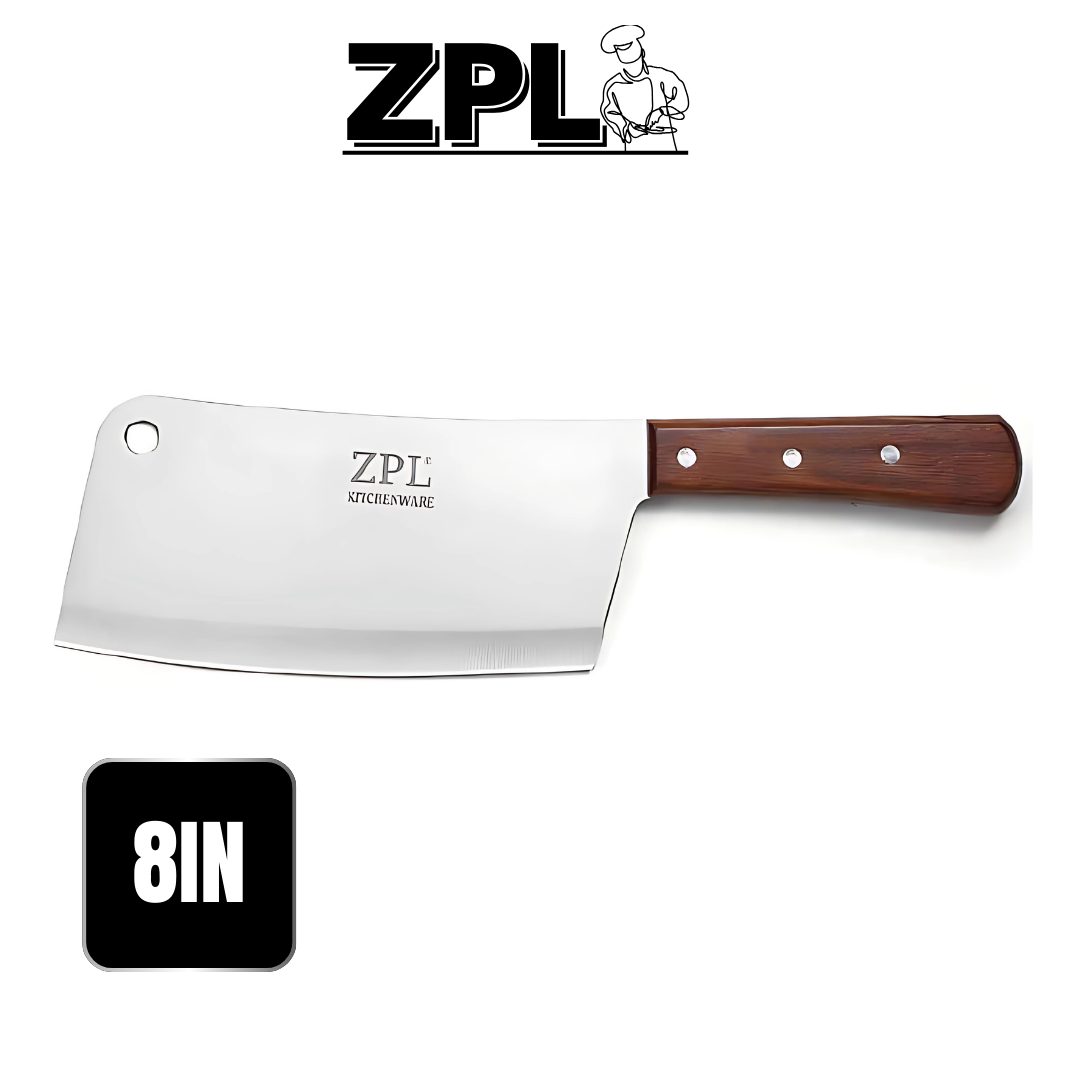 ZPL VEGETABLE CLAVER WOOD HANDLE Y PACKAGING 8