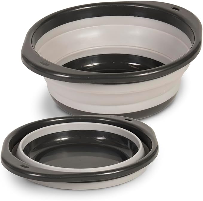 Glad Collapsible Mixing Bowl Grey 5.5L