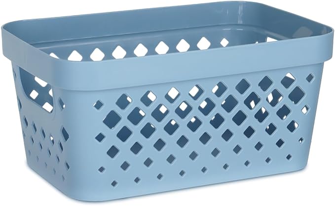 GLAD STORAGE BASKET IGAL/4L MARINA BLUE w/S1OC