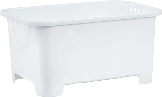 GLAD MULTI PURPOSE WASH BASIN W/ DRAINER WHITE