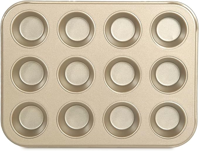 GLAD PREM GOLD 12 COUNT NINIMUUFFIN PAN 10.4X7.7X0.8IN (REF. GLD-780210)
