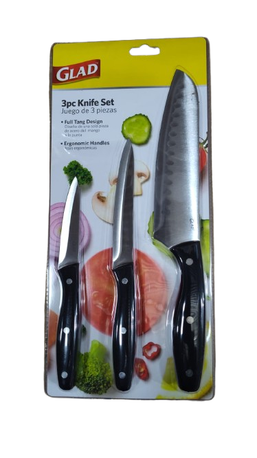 GLAD FULL TANG KN1FE SET 3PC