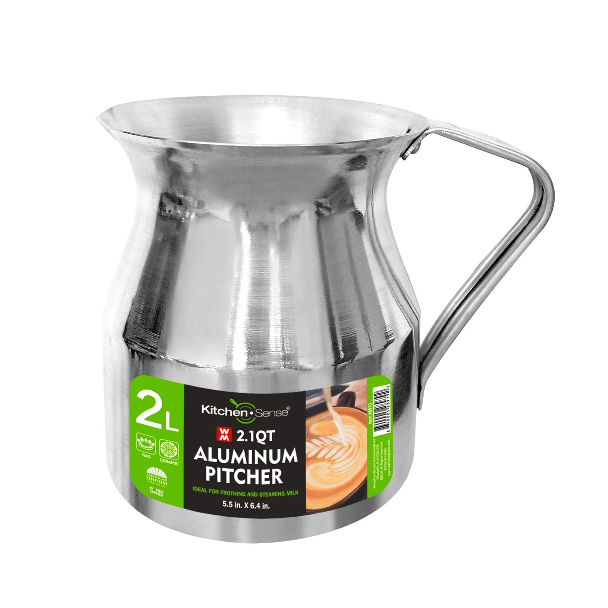 KITCHEN SENSE 2.1QT Aluminum Pitcher