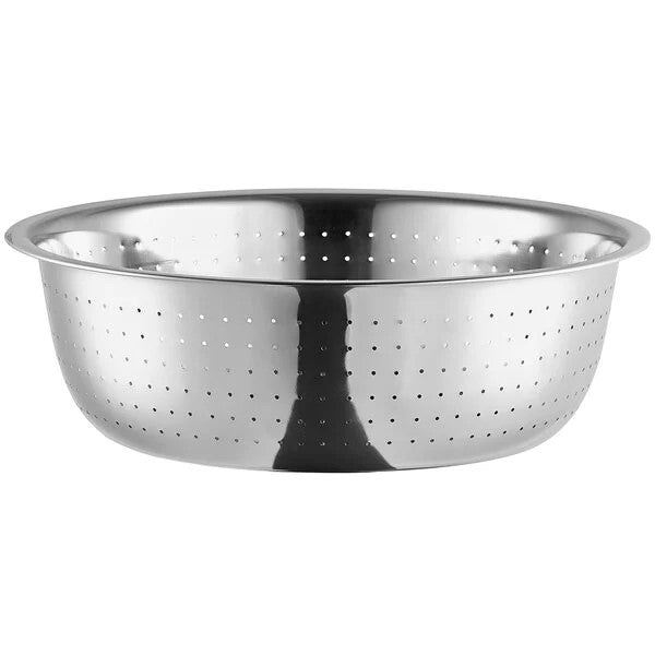 CHOICE 12 QT STAINLESS STEEL FINE CHINESE COLANDER
