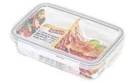 GLAD FOOD STORAGE CONTAINER DIV RECT 600ML/2.5CUP IN PDQ