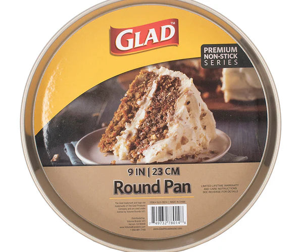 GLAD PREMIUM ROUND PAN GOLD 9in