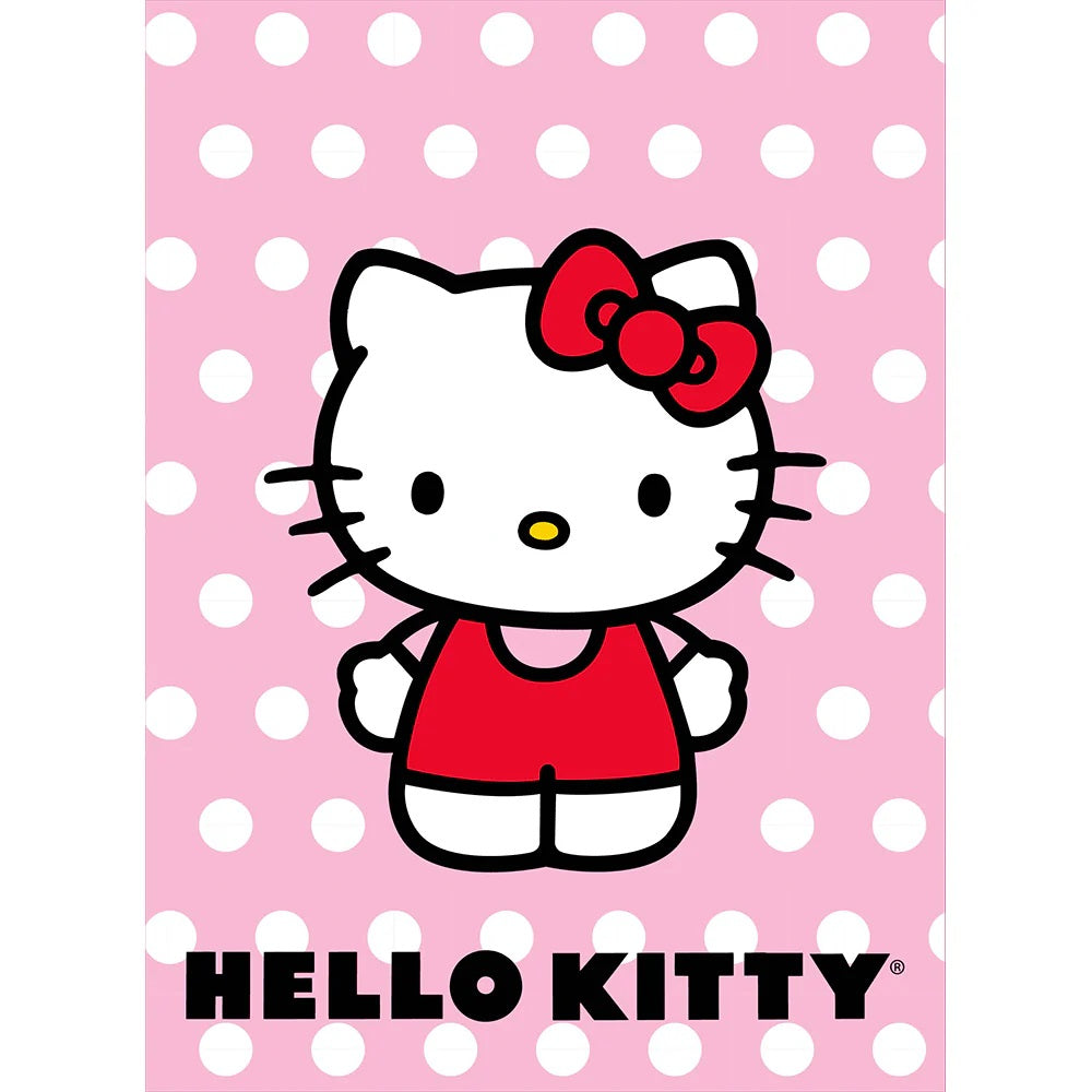 DAHDOUL "Polka Dots" Hello Kity Twin/Full Rachelle Blanket