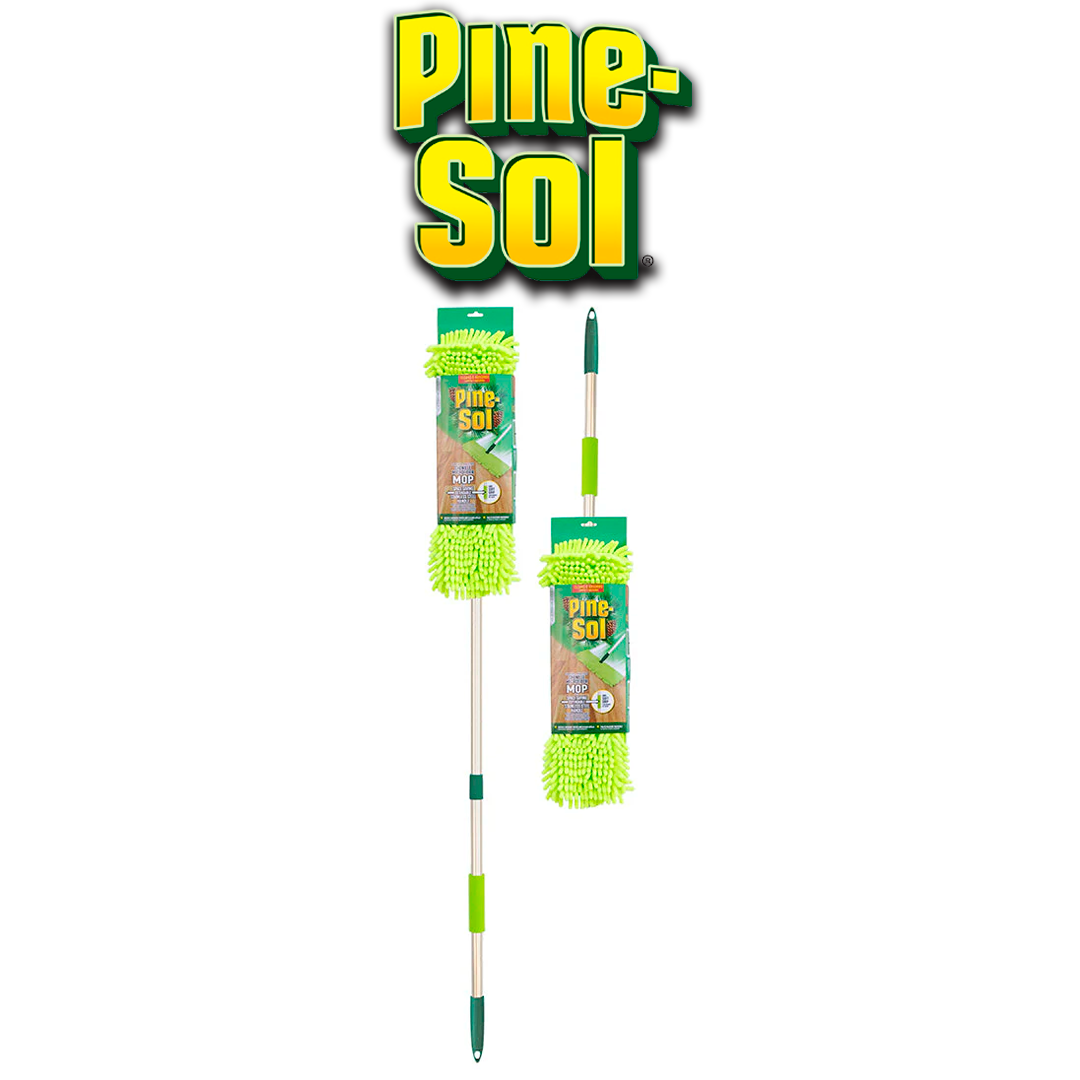 PINESOL CHENILLE/MICROFIBER MOP W/ SS HANDLE EVA