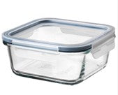 GLASS SQUARE STORAGE CONTAINER