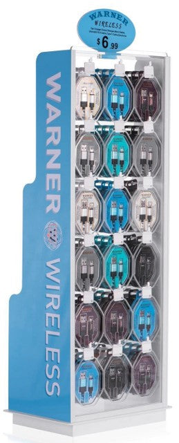 Acrylic Counter Display for Sunglasses with 5 ft. Cable Display
