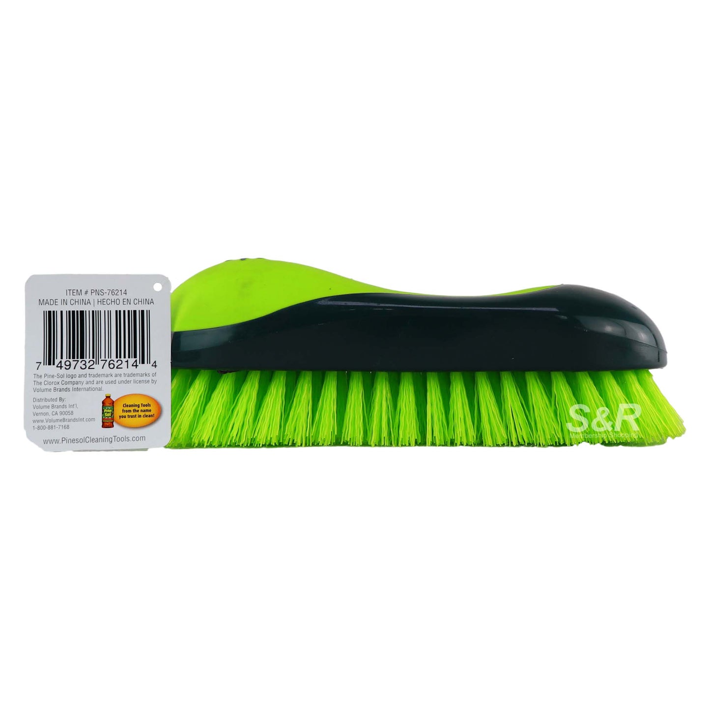 PINE-SOL SOFT GRIP SCRUBBING BRUSH w/ inner bag