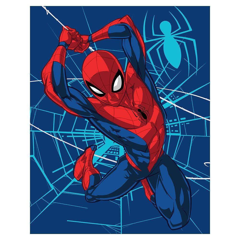 DAHDOUL "CITY SWING" SPIDERMAN TWIN/FULL MARVEL RACHELLE BLANKET