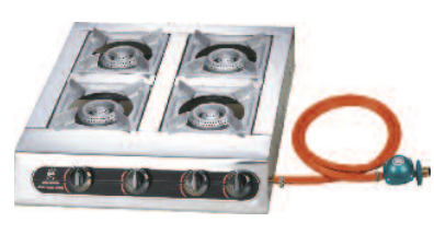 ZPL Stainless Steel Four Burner