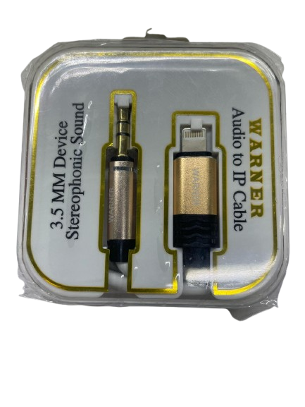 WARNER NEW Aux to IP Cable in Box