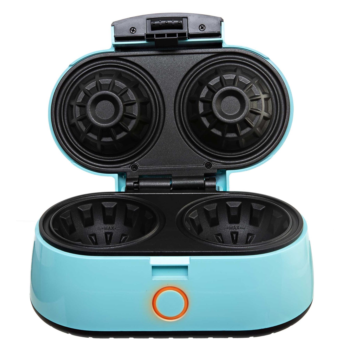 Brentwood 1000w Double Waffle Bowl Maker, Blue