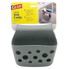 GLAD SINK CADDY LARGE GREY w/ inner bag