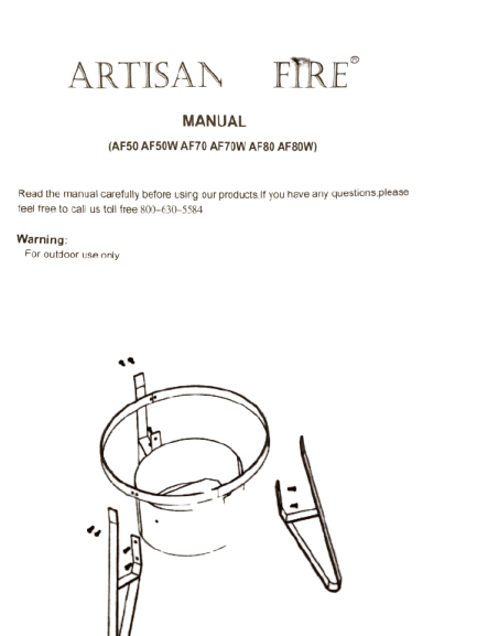 Artisan Fire burner stand with windguard