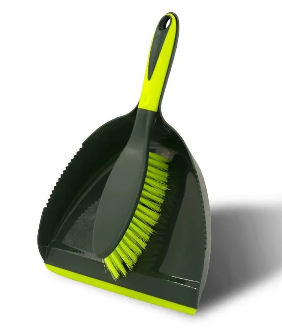 PINE-SOL PREMIUM SOFT GRIP BRUSH & DUST PAN