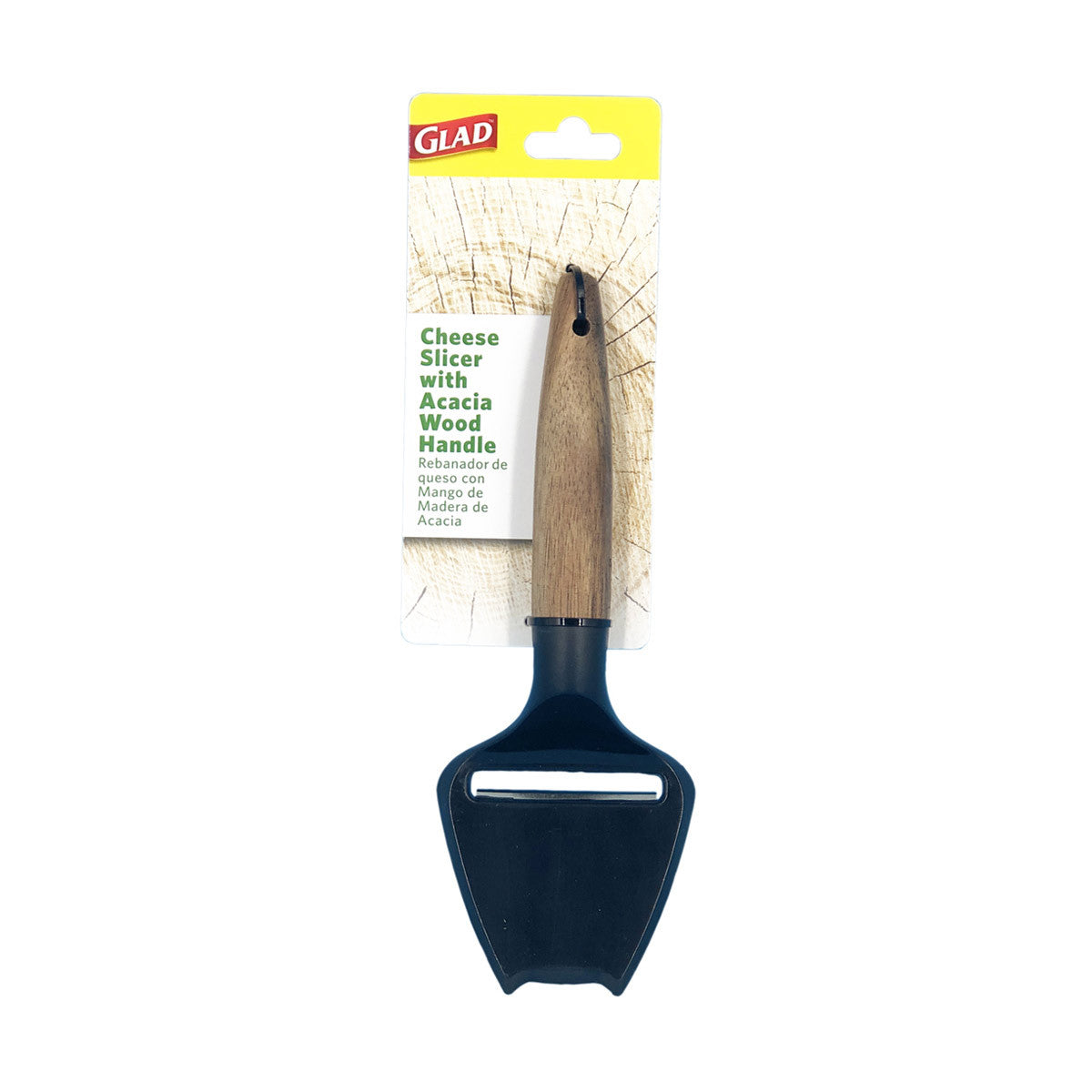GLAD CHEESE SLICER W/ ACACIA WOOD HANDLE