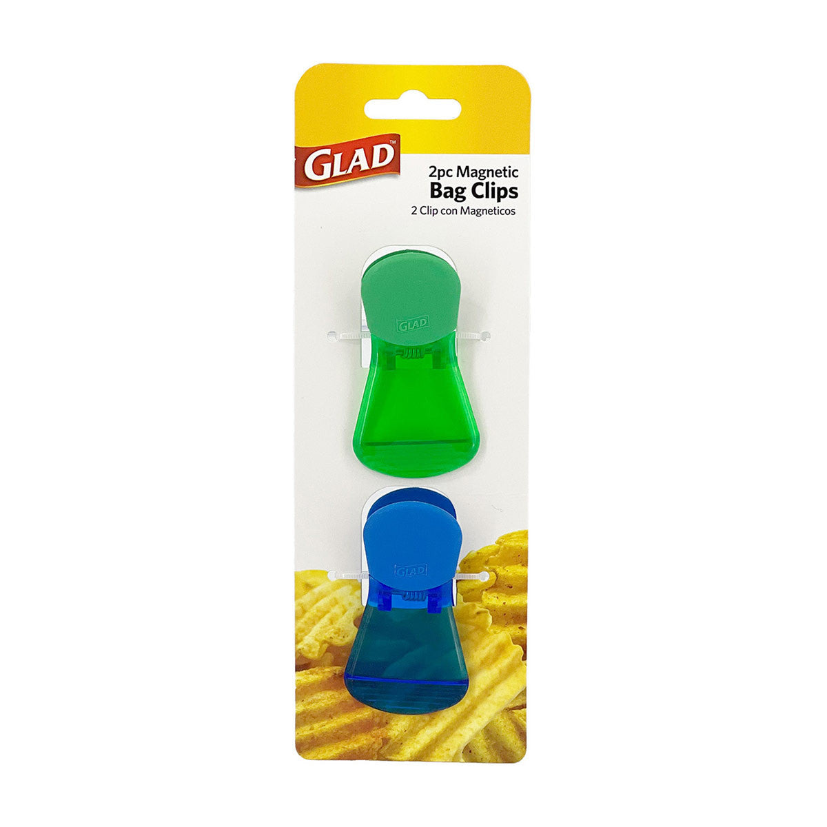 GLAD MAGNETIC BAG CLIPS 2PK