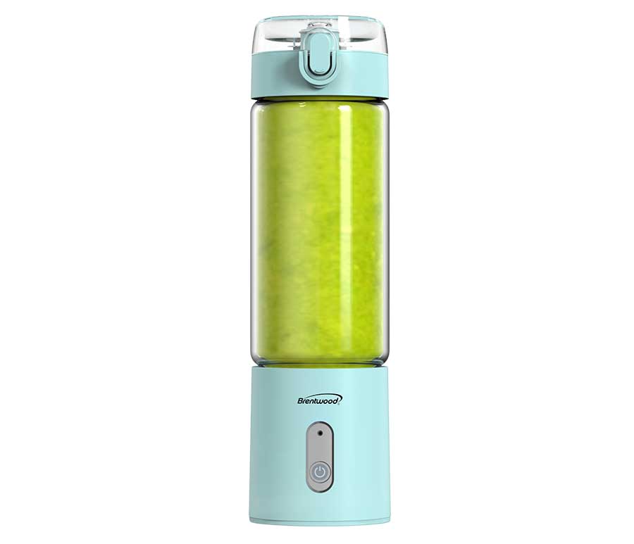 Brentwood RJB-100BK 17oz Portable Battery Operated USB Glass Blender, -  Brentwood Appliances