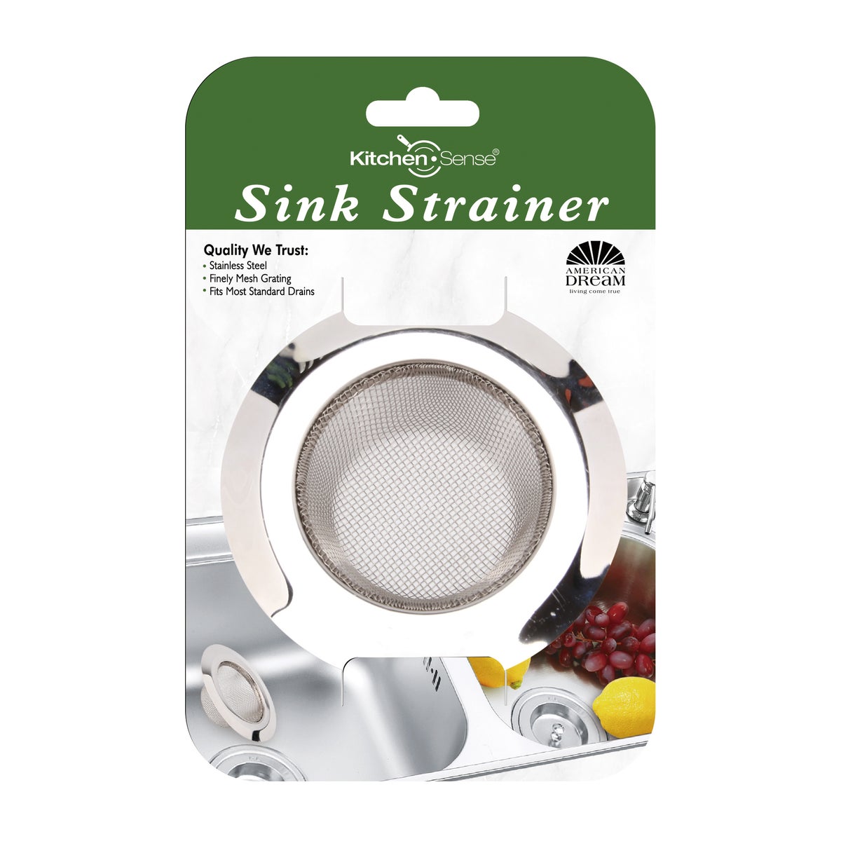 KITCHEN SENSE  11CM S.S. Sink Strainer