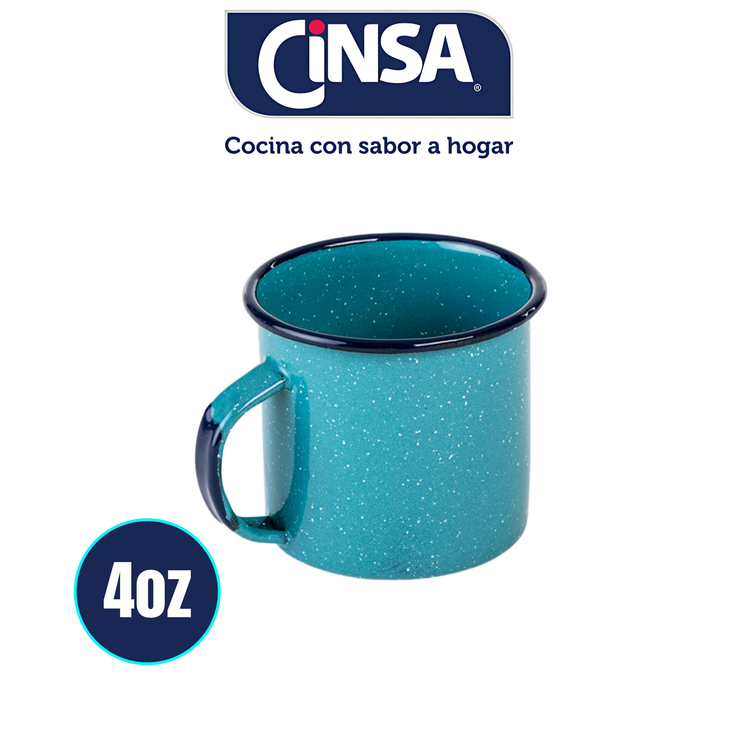 CINSA T 4OZ TEQUILERO AZUL TURQUESA