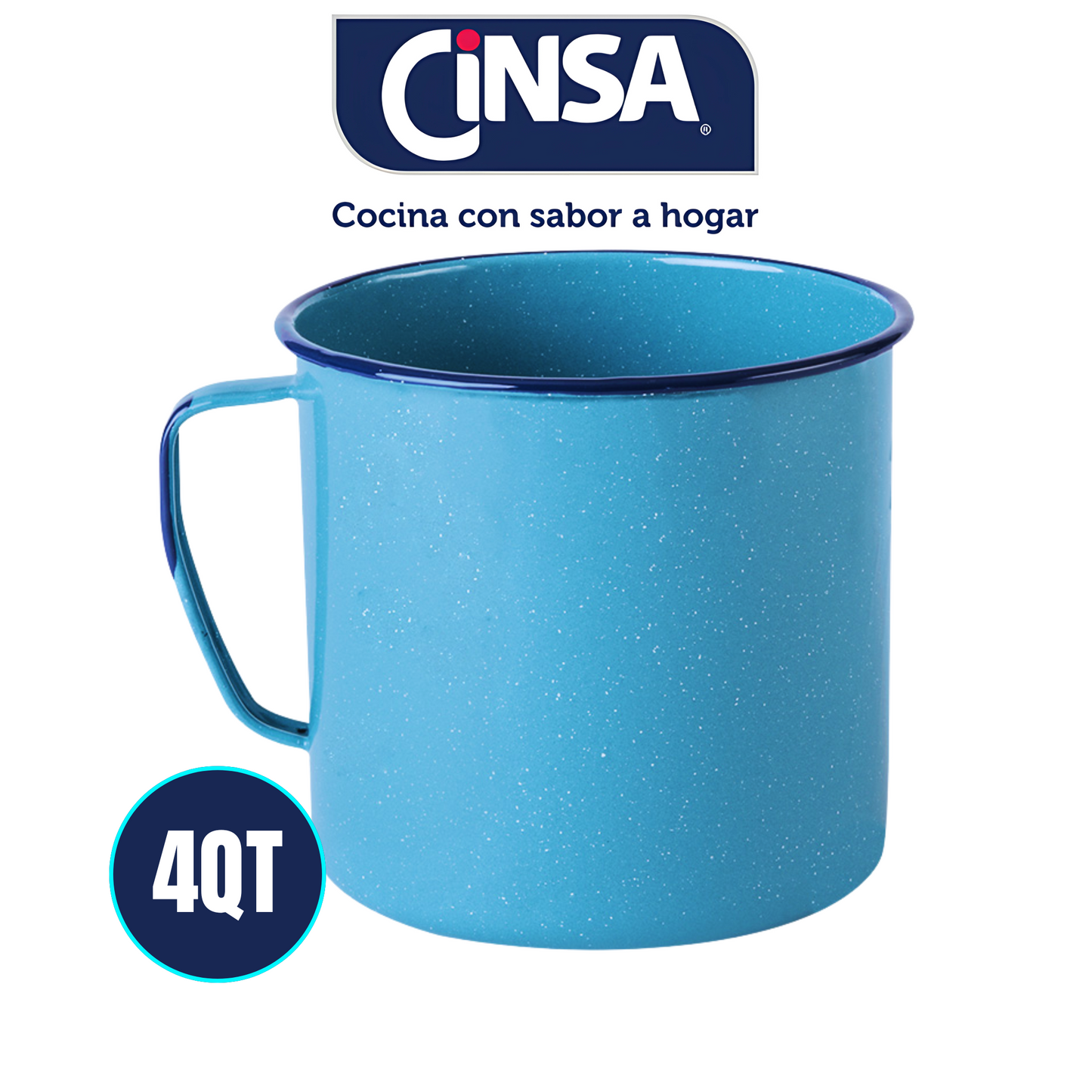 CINSA T 4QT VASO HERVIDOR AZUL TURQUEZA