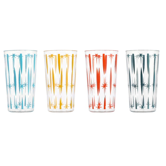 GH GIBSON Wj 4 Pk 22 Oz Tumbler Set Asst Colors As Plastic