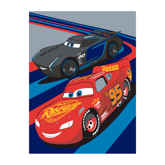 DAHDOUL "WINNING AT FULL SPEED" CARS TWIN/FULL DISNEY RACHELLE BLANKET CARS TOKYO