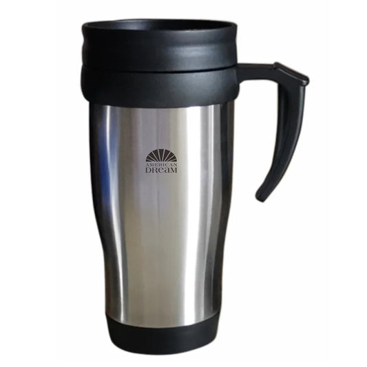 KITCHEN 450ml/15oz Double Wall S.S. Travel Mug with Handle (24)