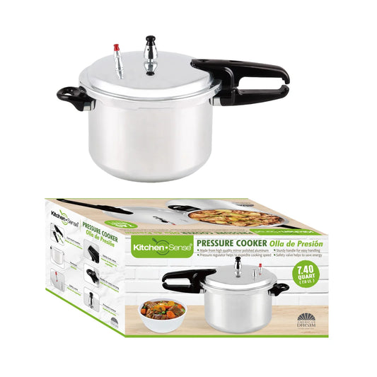 KITCHEN SENSE 7L Aluminum Pressure Cooker without Steamer