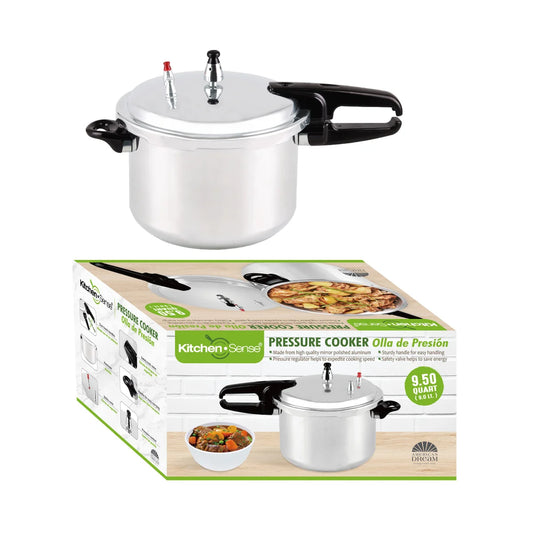 KITCHEN SENSE 9L Aluminum Pressure Cooker without Steamer
