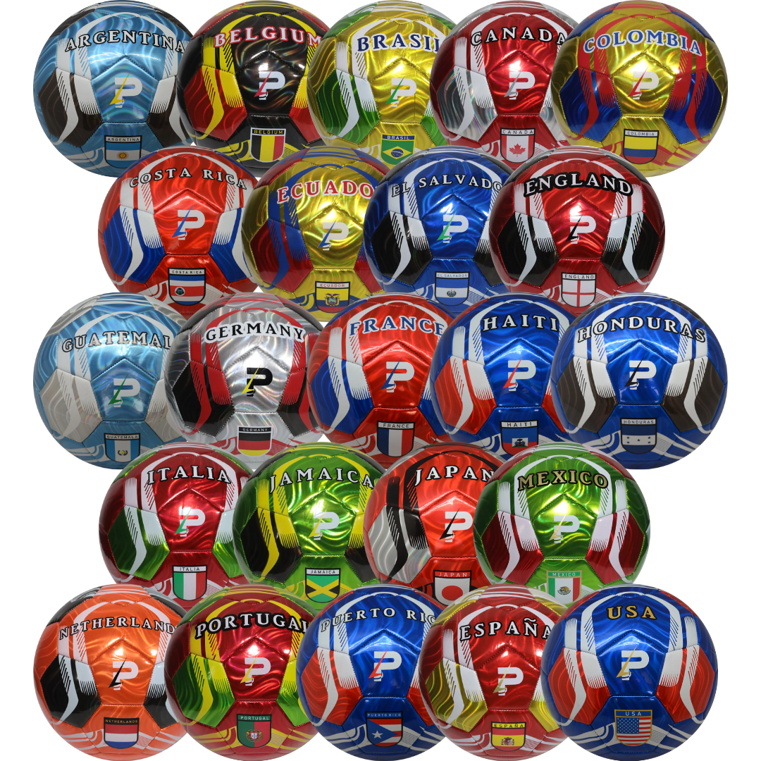 PLAYPRO BALONES SOCCER METTALLIC CONTRY