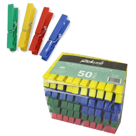AMERICAN DREAM 50CT. PLASTIC CLOTHESPINS