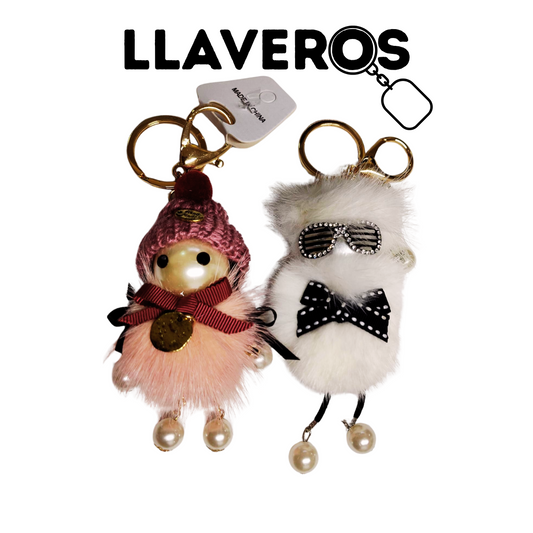 LLAVEROS DE MUÑECOS FASHION