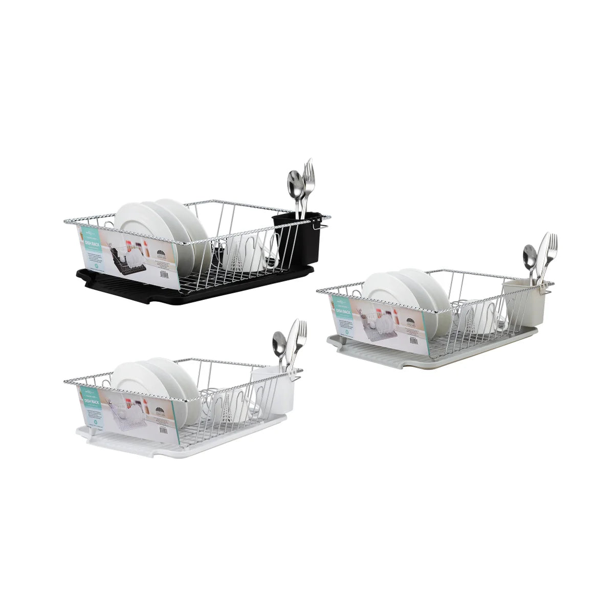 Assorted - Twisted Wire Large Dish Drying Rack