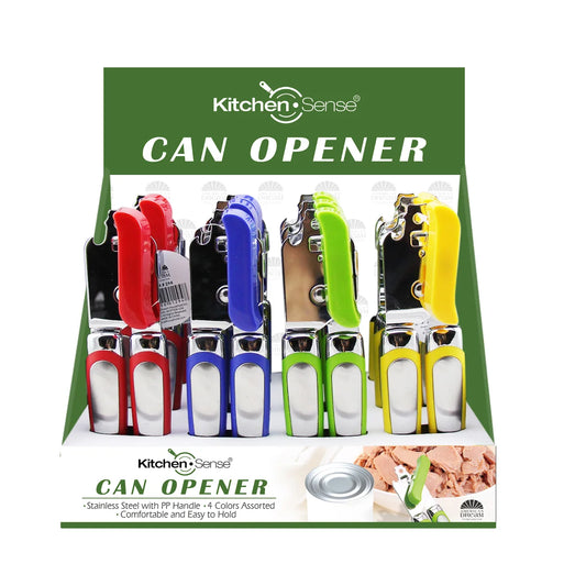 Kitchen sense Can Opener PDQ Assorted Colors