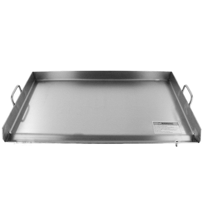 Thick Stainless Steel Griddle - Triple Flat Top Grill - Plancha 36 inch x 22 inch