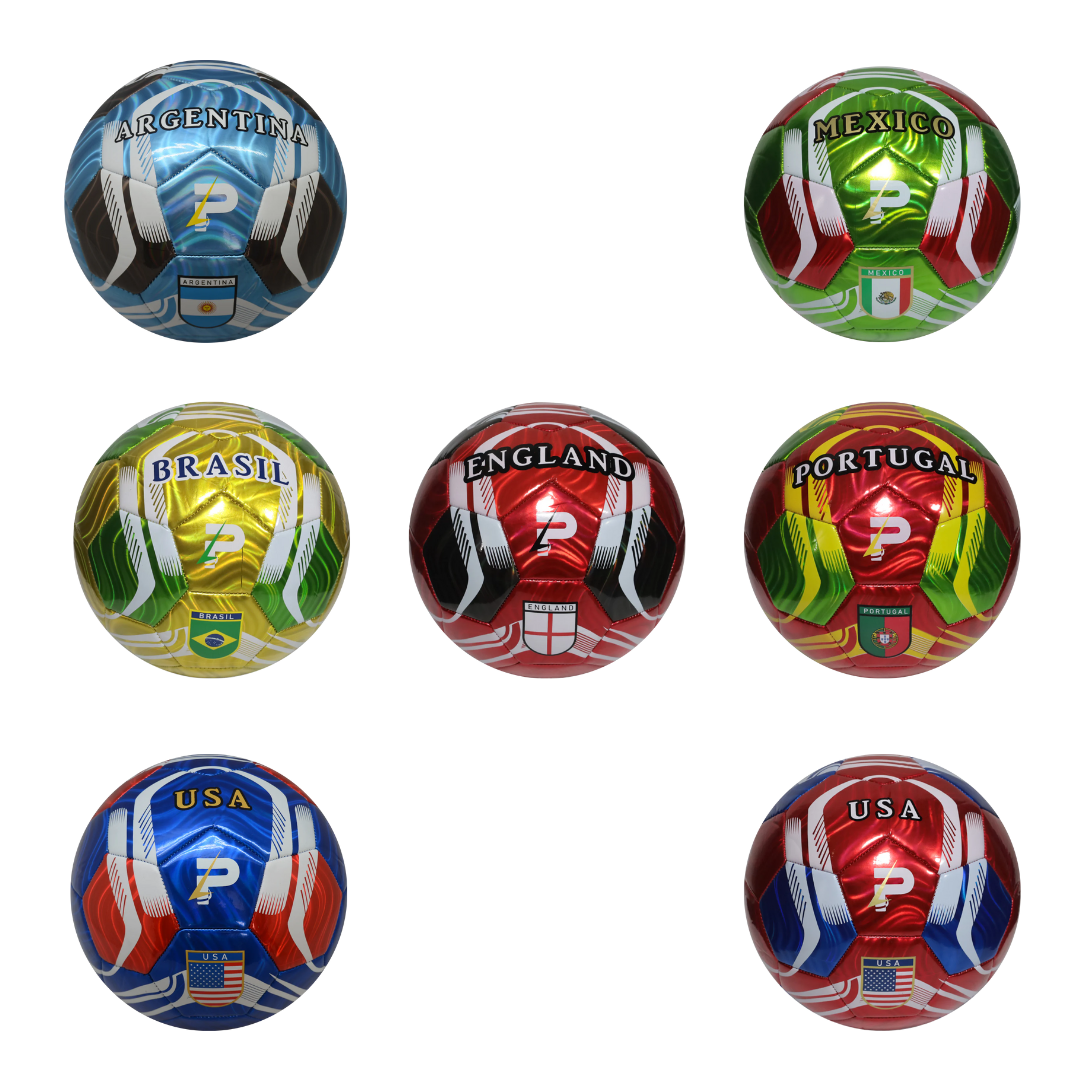 PLAYPRO BALONES SOCCER METTALLIC CONTRY