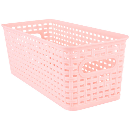 GLAD STORAGE BASKET 4GAL/16L BLUSH w/ SIOC