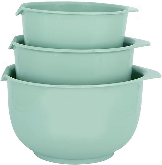 Glad 3pc mixing bowl set 6.5in, 7.5in,8.5in sin Sage