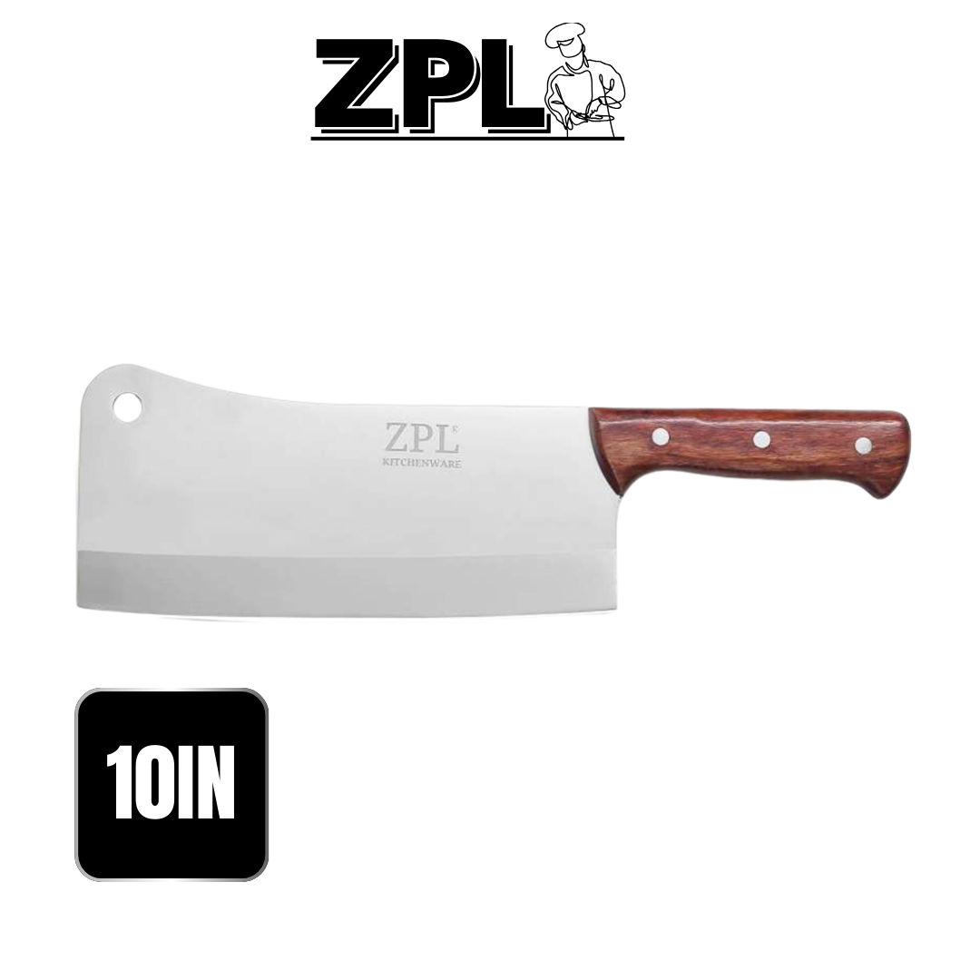ZPL HEAVY DUTY CLEAVER WOOD HANDLE 10