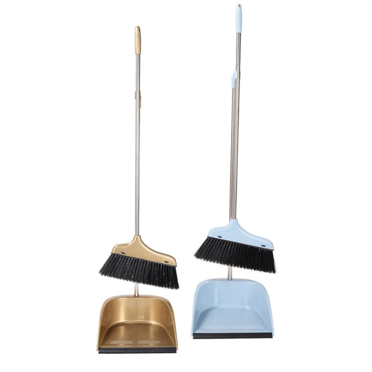 AMERICAN DREAM Heavy Duty Dustpan with Broom Set