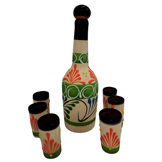 TEQUILERO MEXICANO DE BARRO