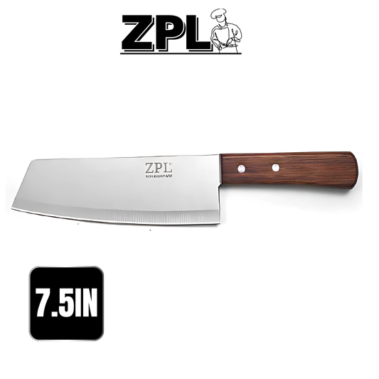 ZPL CHEFS KNIFE WOOD HANDLE PACKAGING 7.5